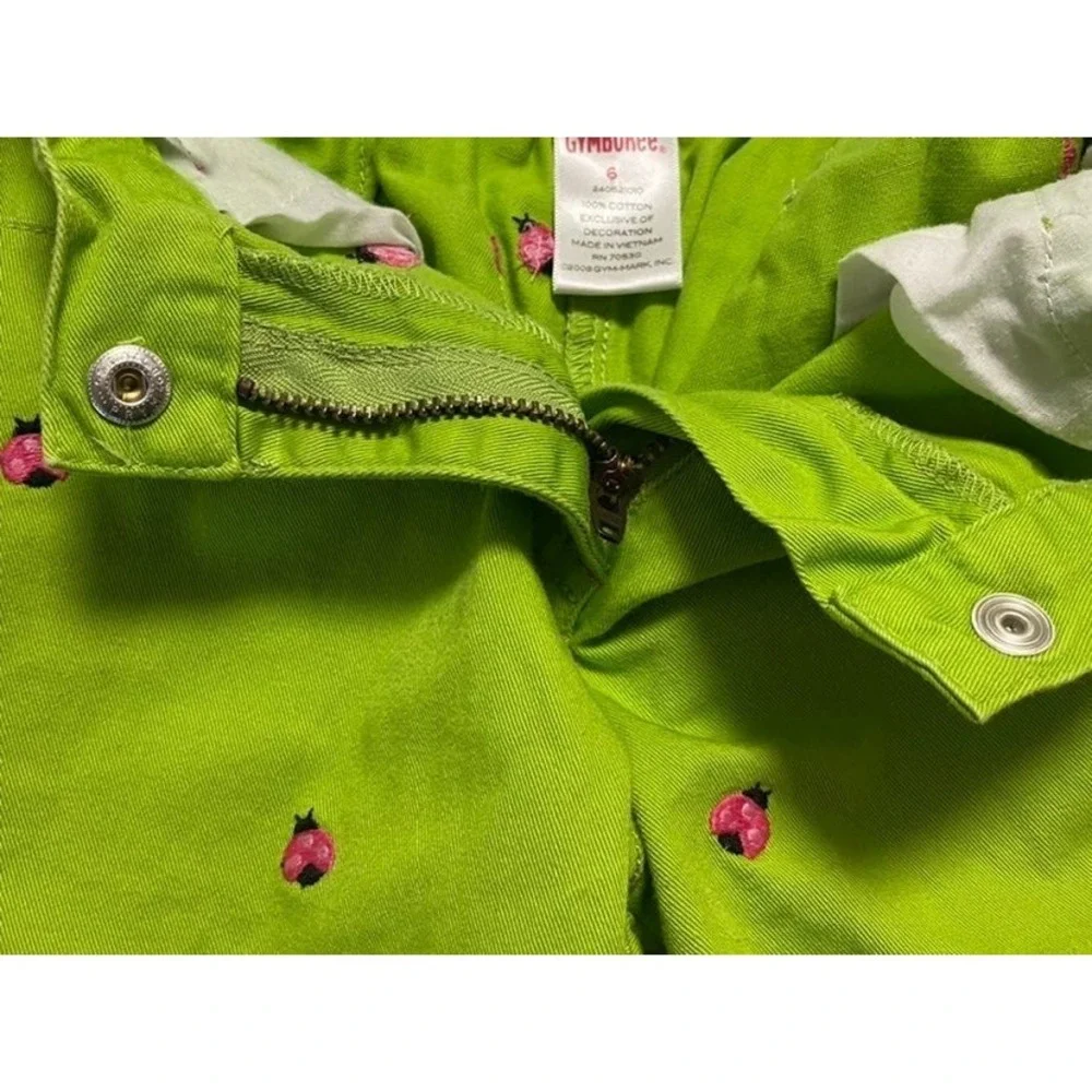 Gymboree Cute Ladybug Green Shorts Sz 6